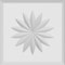 Ekena Millwork Standard Sedgwick Flower Rosette With Rounded Edge, 4"W x 4"H x 1/2"P ROSP040X040X050SDG11 - alternate 4